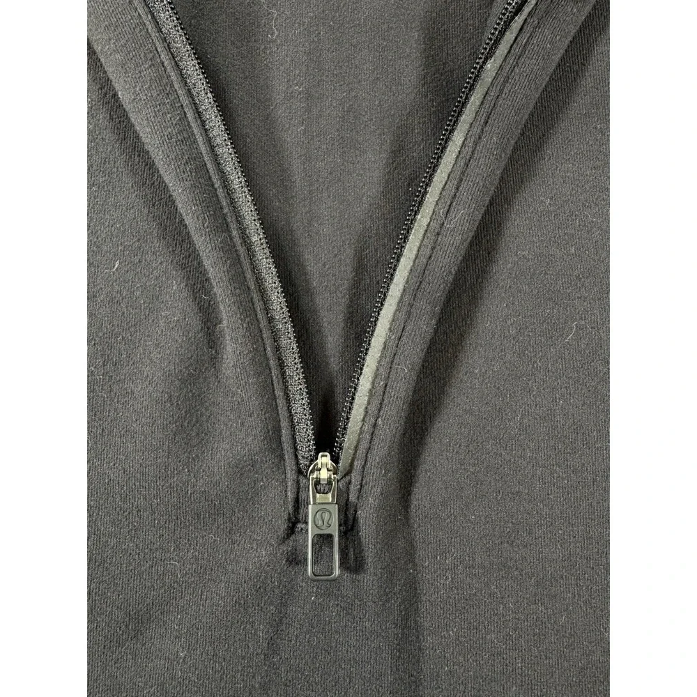 Lululemon Surge Warm 1/2 Zip Mens Large Black Running Training Pullover